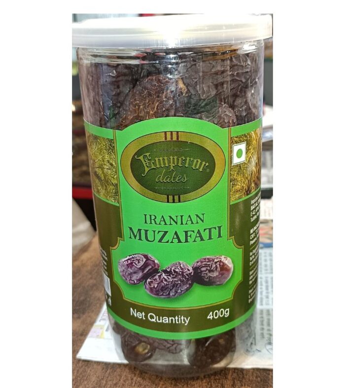 Dry Fruits Mazafati Dates 400g Jar | Healthy & Nutritious Soft Khajoor | Khajur Rich in Iron, Fibre & Vitamins