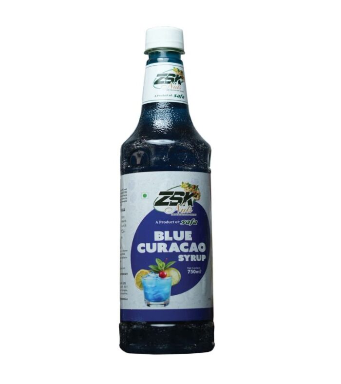 ZSK Mocktail Blue Curacao Syrup - 750ml - Image 1