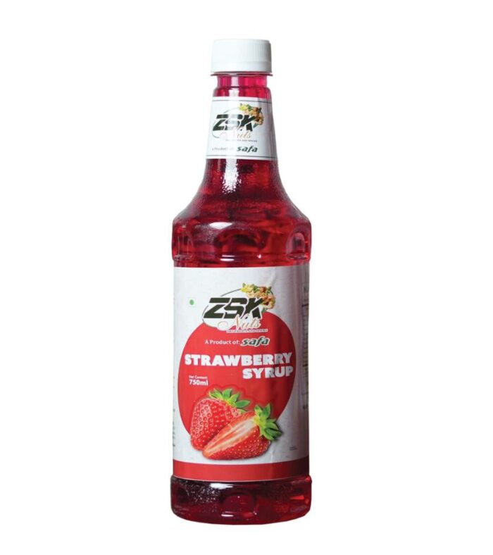 ZSK Mocktail Strawberry Syrup - 750ml - Image 1