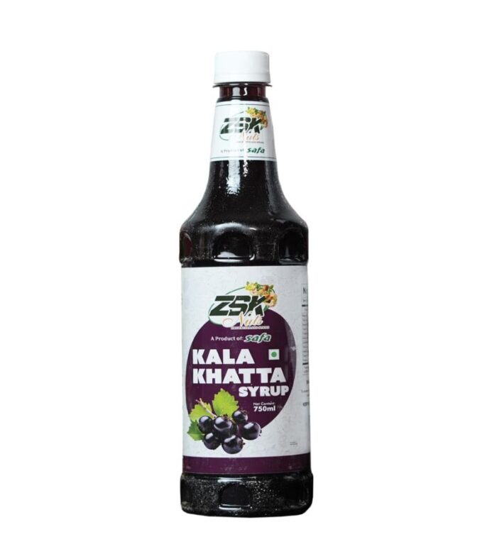 ZSK Mocktail Kala Khatta Syrup - 750ml - Image 1