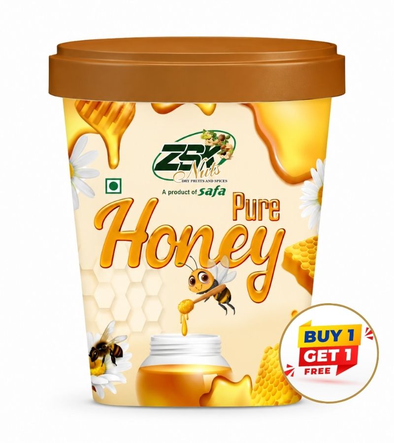 ZSK Pure Honey – Buy 1kg, Get 1kg FREE - Safa Dryfruits & Spices