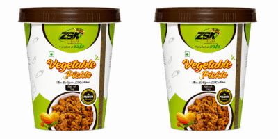ZSK Vegetable Pickle 1kg + 1kg | Traditional Homemade Mixed Veg Achar