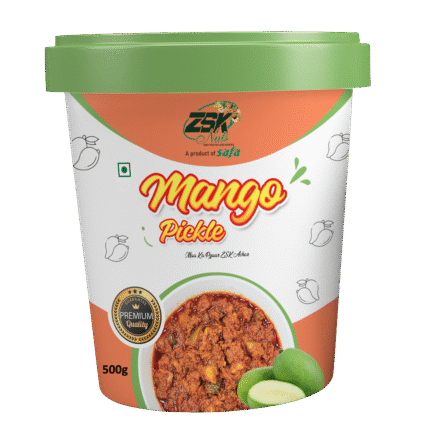 ZSK Mango Pickle 500g Traditional Homemade Aam Achar