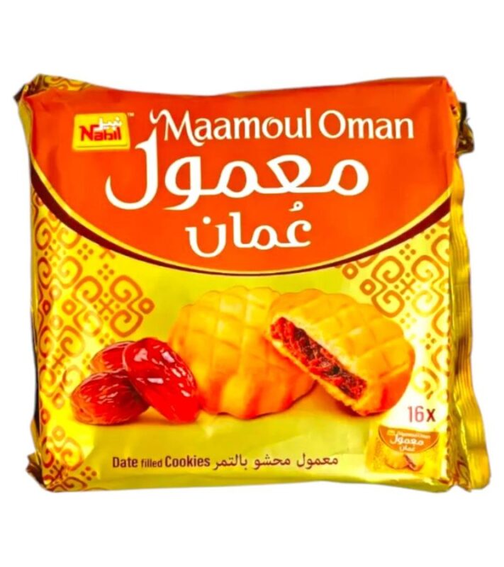 Nabil Maamoul Oman Dates Filled Cookies Traditional Middle Eastern Date Filled Cookies Soft & Authentic Maamoul Premium Imported Pack